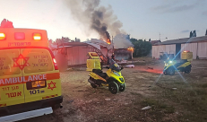 مقتل شخصين بسقوط قذيفة صاروخية في نهاريا