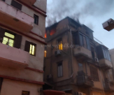 فيديو: إحتراق منزل في حي النزهة بيافا والاطفائية تهرع للمكان 