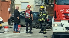 يافا: إصابة طفيفة لشخصين اثر احتراق منزل في المدينة