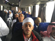 مكة المكرمة: معتمرو اللد الرملة (الجو) يغادرون الى المدينة المنورة