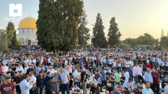 أكثر من 100 ألف مصلٍ يؤدون صلاة عيد الأضحى في الأقصى