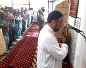 يافا: صلاة الغائب على أرواح أطفال قطاع غزة في مسجد حسن بيك