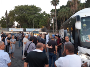 بالصور: لجنة الحج والعمرة المشتركة في اللد والرملة تُطلق أول فوج من حجاجها للحجاز