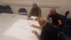 عرض خرائط البنى التحتية في محيط مسجد حسن بك 