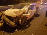 اصابة طفيفة لشخصين بحادث طرق قرب مدينة الرملة