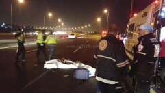 مصرع عابر سبيل بحادث دهس قرب مطار اللد 