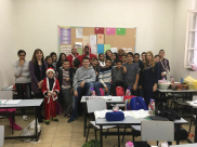 إختتام الفصل الأول في مدرسة مار ميخائيل الأرثوذكسية في يافا بأجواء ميلادية