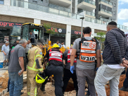  الرملة: اصابة متوسطة لعامل اثر سقوطه في حفرة 