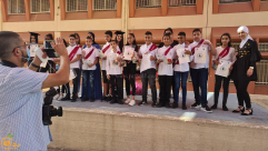 مدرسة الرازي الابتدائيّة في اللّد تحتفل بتخريج فوج من طلّابها