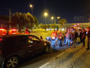   بالصور: إصابة طفيفة لراكب دراجة نارية بحادث طرق بيافا 