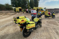  اللد: اصابة متوسطة لعامل اثر سقوط من ارتفاع 