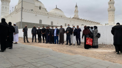  صور لمعتمري اللد والرملة أثناء تواجدهم في المدينة المنورة