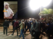 تشييع جثمان السيدة وفاء عباهرة في مدينة عرابة 