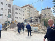  طولكرم: انهيار مبنى من 5 طوابق قيد الإنشاء 