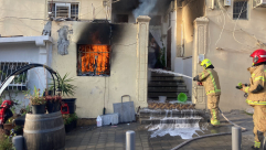   يافا: اصابة طفيفة لشخصين اثر حريق في أحد المنازل 