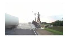 شاهد: نجاة شخصين من موت محقق!