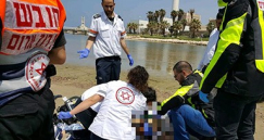 مصرع سيدة غرقاً في نهر اليركون "العوجا" 