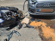  يافا: اصابة متوسطة لسائق دراجة نارية بحادث طرق 