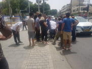  بالصور: اصابة متوسطة لفتاة بحادث دهس في مدينة يافا 