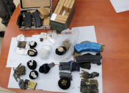 الشرطة: ضبط قنبلة هلع، سموم ووسائل قتالية في حي "س.ح" بمدينة اللد