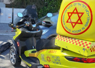  اصابة متوسطة لراكب دراجة كهربائية بحادث دهس في يافا 