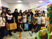  بالصور: مجموعة معهد قرآني ربيع قلبي في زيارة معايدة للأطفال المرضى في مستشفى ايخيلوف 