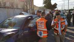  بالصور: اصابة خطرة لسيدة بحادث دهس في مدينة اللد