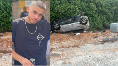 مصرع الشاب احمد الخليلي من اللد بحادث انقلاب مركبة قرب الرملة