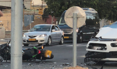  يافا: اصابة متوسطة لراكب دراجة نارية بحادث طرق 