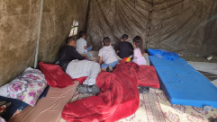 لليلة الخامسة على التوالي - أطفال يافا يبيتون في الخيام ودعوات للمآزرة والدعم 