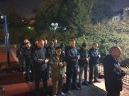  فيديو: صلاة عشاء تضامناً مع عائلة يافاوية في حديقة الغزازوة بيافا 