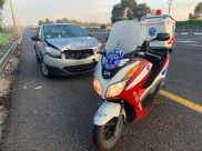  اصابة طفيفة بحادث طرق في مفرق نير تسفي بالرملة  