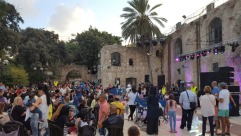  بالصور: مسرح السرايا ولجنة حي العجمي والجبلية ينظمان مهرجان "عيد الأضحى" بيافا