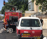 اصابة طفيفة لشخصين وأضرار مادية اثر احتراق أحد البيوت في مدينة يافا