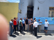 وفود من النقب ورهط في زيارة لبيت عائلة جنتازي بيافا 