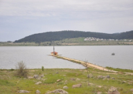 فيديو: بناء مسجد وسط بحيرة في تركيا