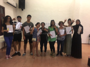  معلمة لغة الاشارة "نسرين دكة" تُنظم دورة في مدينة يافا 