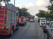 بالصور: حريق داخل أحد البيوت بيافا وطواقم الاطفائية تهرع إلى المكان