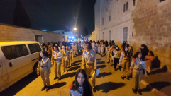 سرية كشاف ومرشدات اللد تنظم استعراضاً كشفياً بمناسبة حلول شهر رمضان 