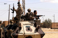 الجيش المصري يبدأ عملية عسكرية واسعة في سيناء