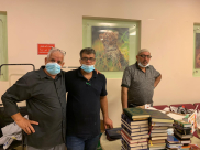 وفد من اللد في زيارة للأطفال المرضى في مستشفى تل هشومير