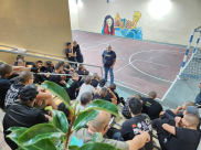 يافا: بالصور محاضرة توعوية لطلاب مركز العجمي للشبيبة