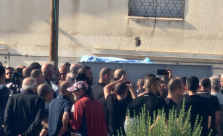  الطيبة: تشييع جثامين ضحايا جريمة الطعن براءة وطفليها آدم وأمير 