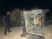 مصرع شاب ( 34 عاما ) من الرامة بانقلاب مركبة بين بيت جن وعين الاسد