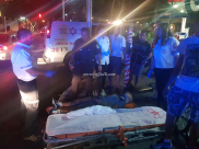 بالصور: اصابة متوسطة لراكب دراجة كهربائية بحادث دهس "ضرب وهرب" في يافا