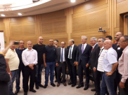 بالصور: لجنة الصيادين في ميناء يافا تُشارك في افطار جماعي بالكنيست 