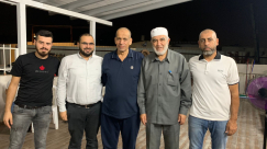 اللد: الشيخ رائد صلاح على رأس وفد لتهنئة الشيخ يوسف الباز بعد الإفراج عنه