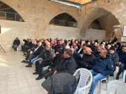 اللد: عقد راية الصلح بين عائلتي شعبان والزبارقة في المسجد الكبير 