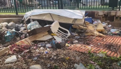  اللد: أهالي حي الواحة الخضراء يشتكون من اهمال وتقصير البلدية 