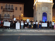  يافا: تظاهرة نسويّة في ميدان الساعة احتجاجاً على العنف ضد النساء